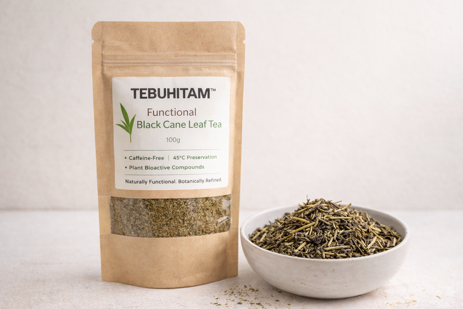 Tebuhitam™ Functional Black Cane Leaf Tea (100g)